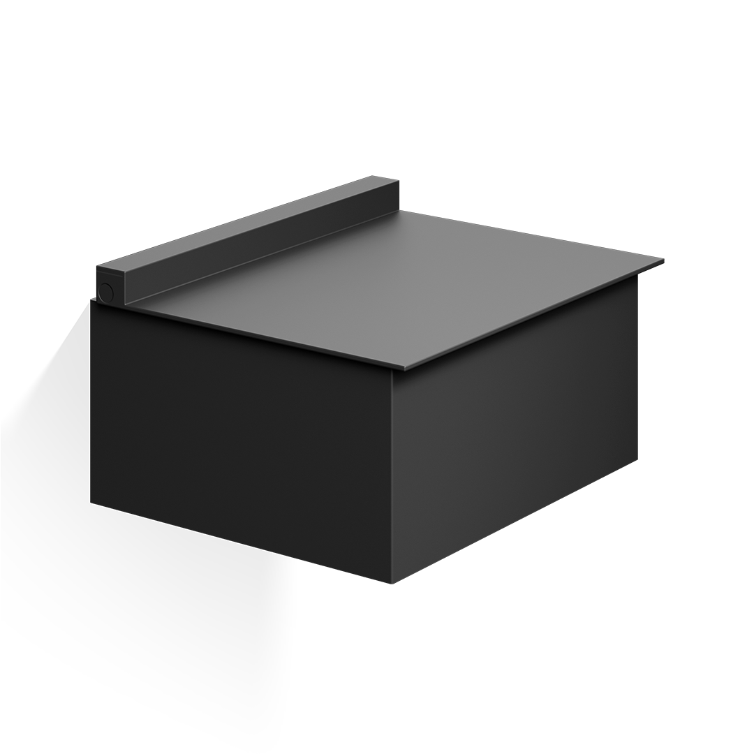 Funky Box FB35- Cajita para toallitas húmedas con diseño estrellas, 21 x 13  x 9 cm, color gris